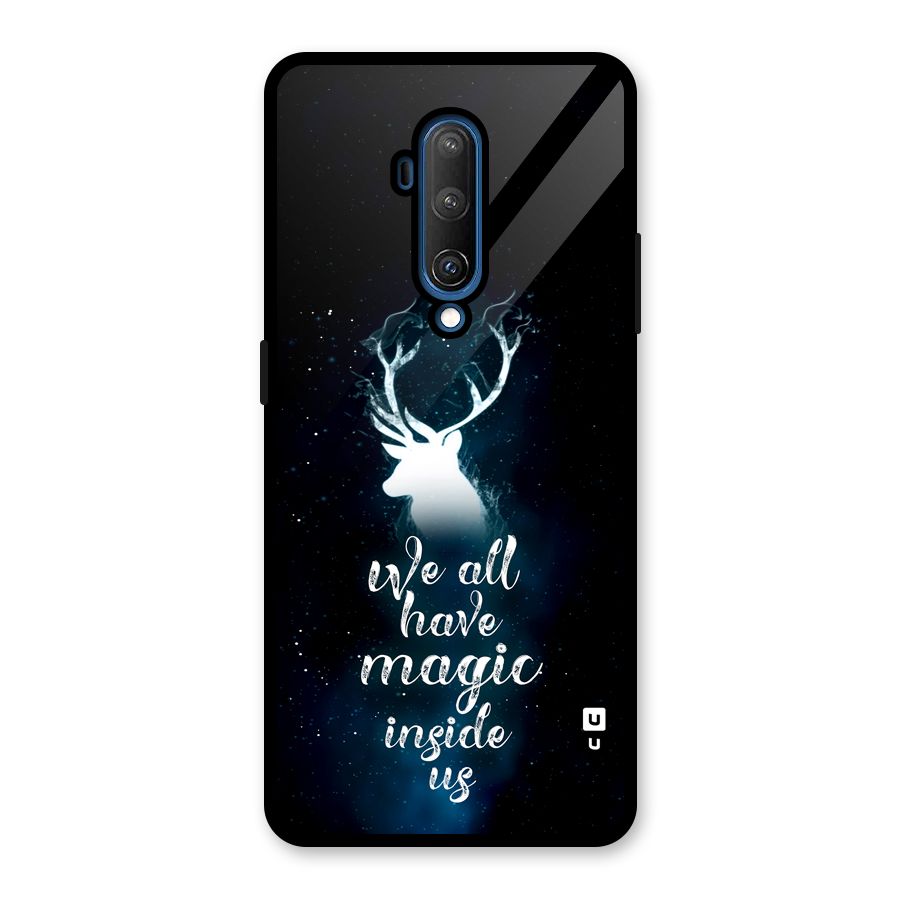 Magic Inside Glass Back Case for OnePlus 7T Pro
