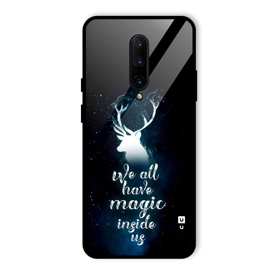 Magic Inside Glass Back Case for OnePlus 7 Pro