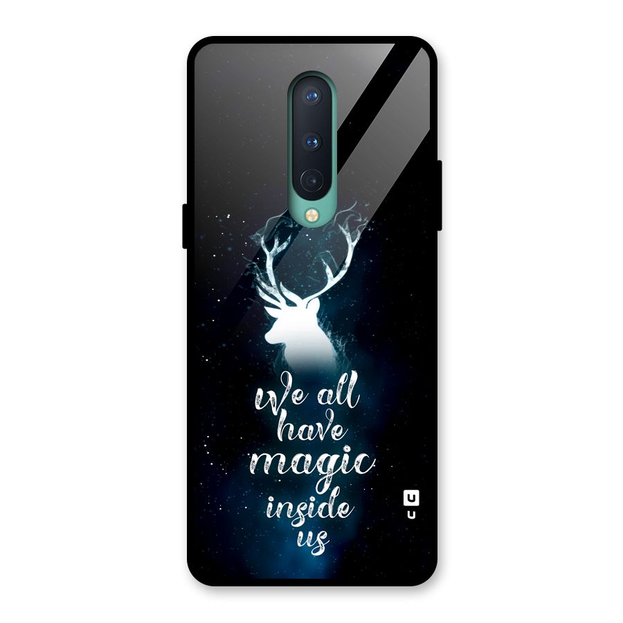 Magic Inside Glass Back Case for OnePlus 8