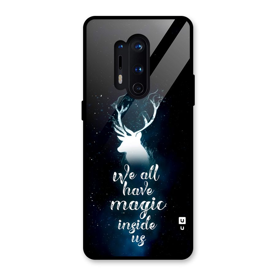 Magic Inside Glass Back Case for OnePlus 8 Pro