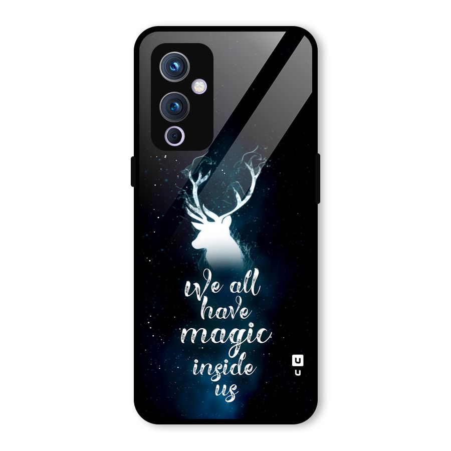 Magic Inside Glass Back Case for OnePlus 9