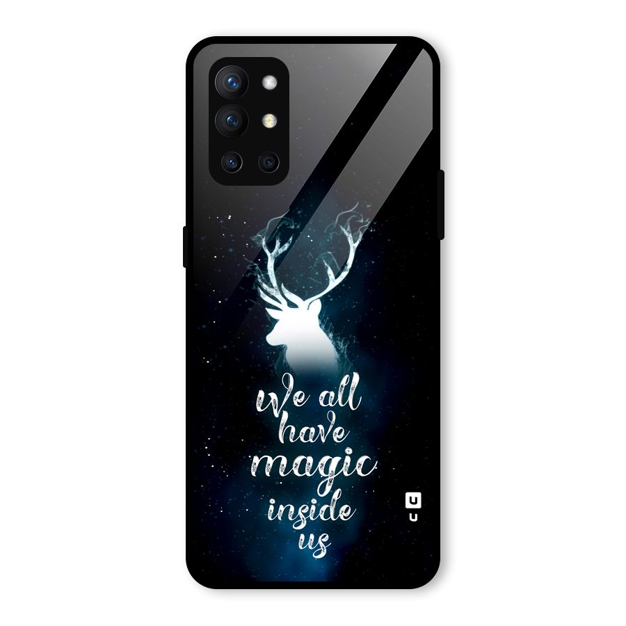Magic Inside Glass Back Case for OnePlus 9R