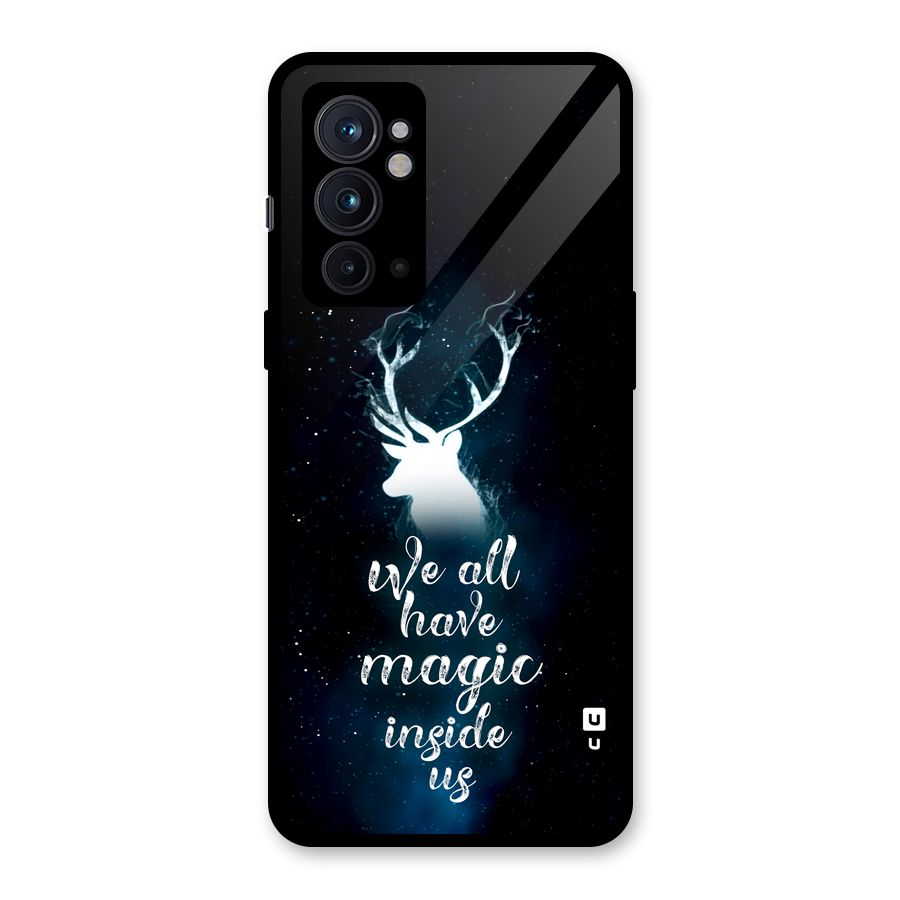 Magic Inside Glass Back Case for OnePlus 9RT 5G