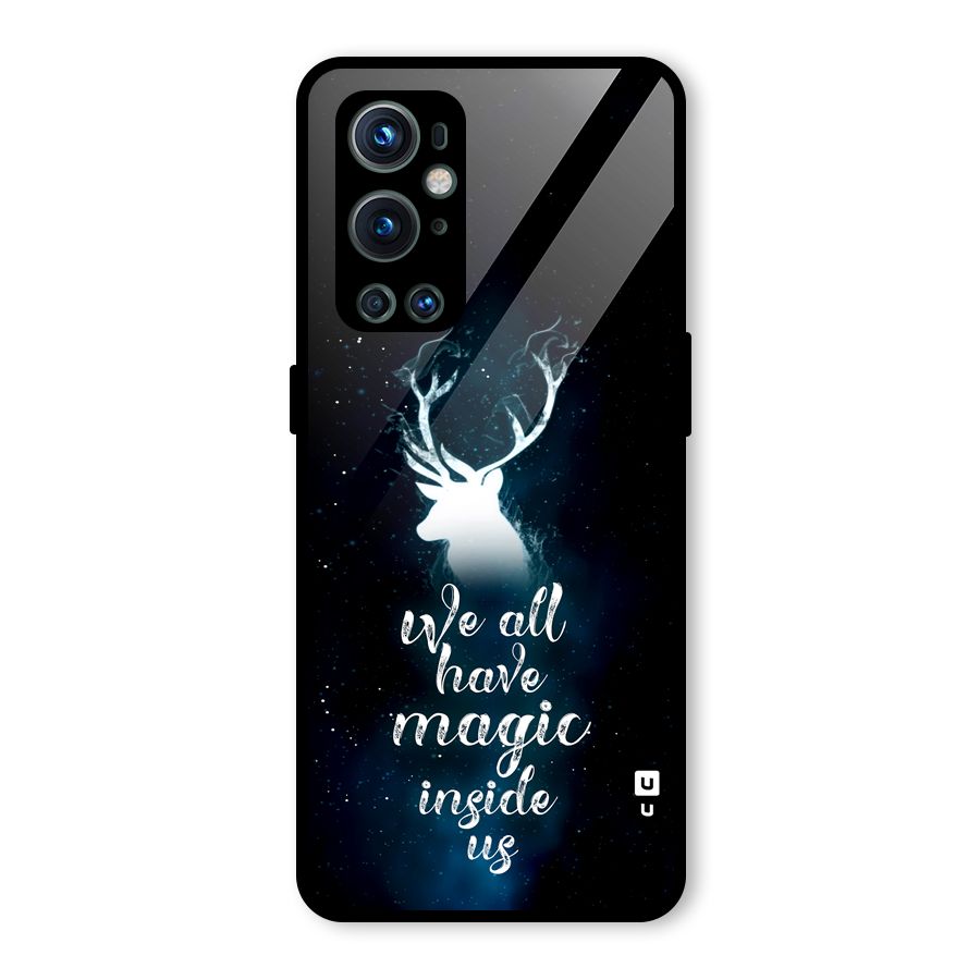 Magic Inside Glass Back Case for OnePlus 9 Pro