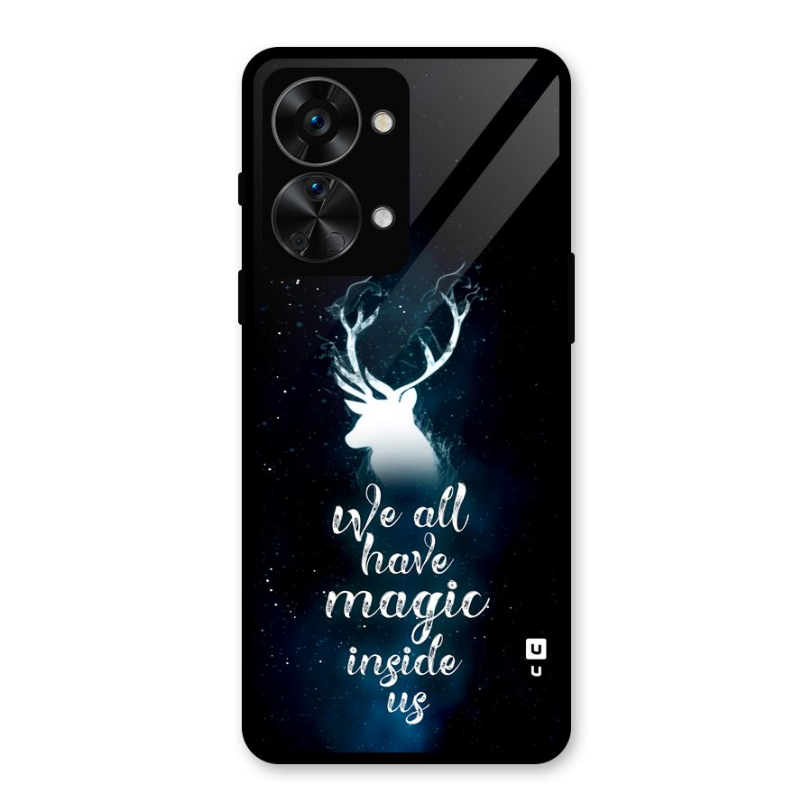 Magic Inside Glass Back Case for OnePlus Nord 2T
