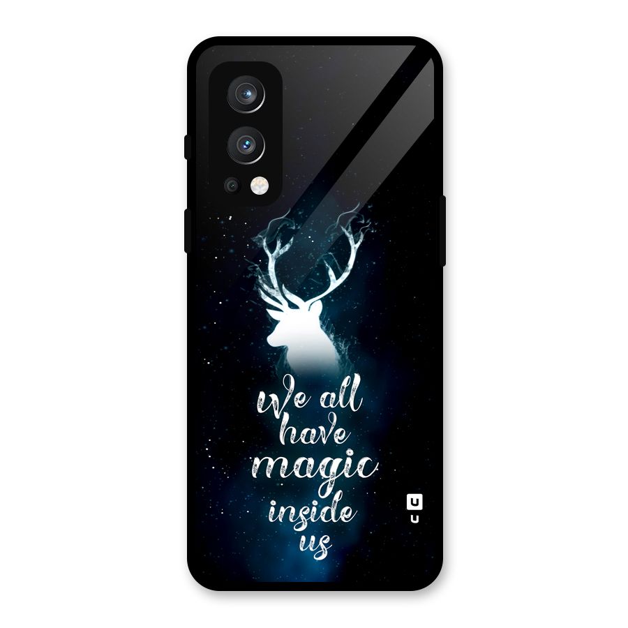 Magic Inside Glass Back Case for OnePlus Nord 2 5G