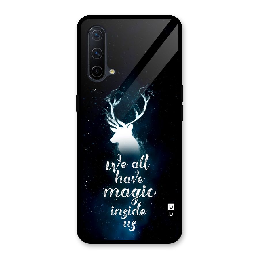 Magic Inside Glass Back Case for OnePlus Nord CE 5G