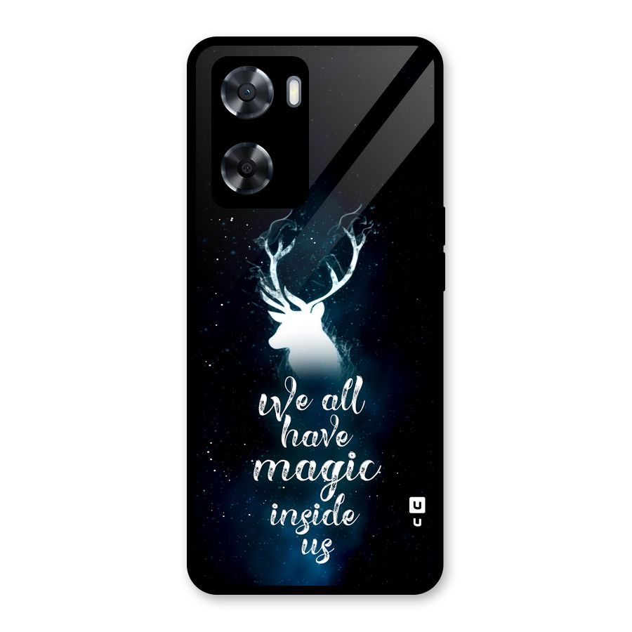 Magic Inside Glass Back Case for OnePlus Nord N20 SE