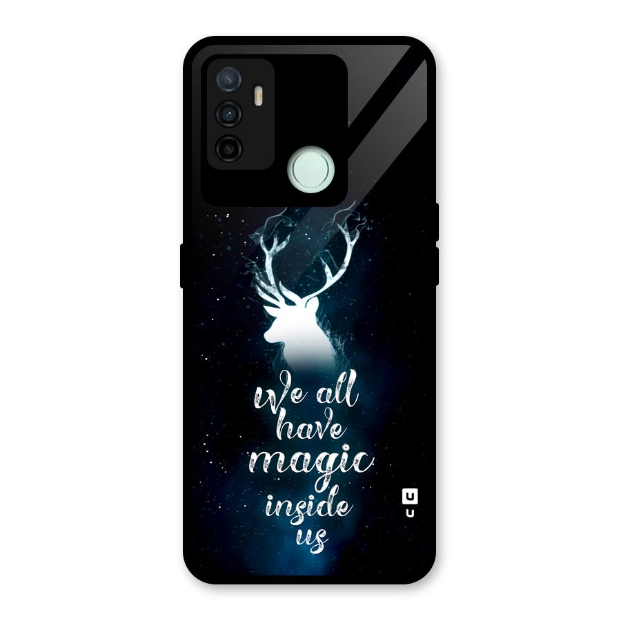Magic Inside Glass Back Case for Oppo A53