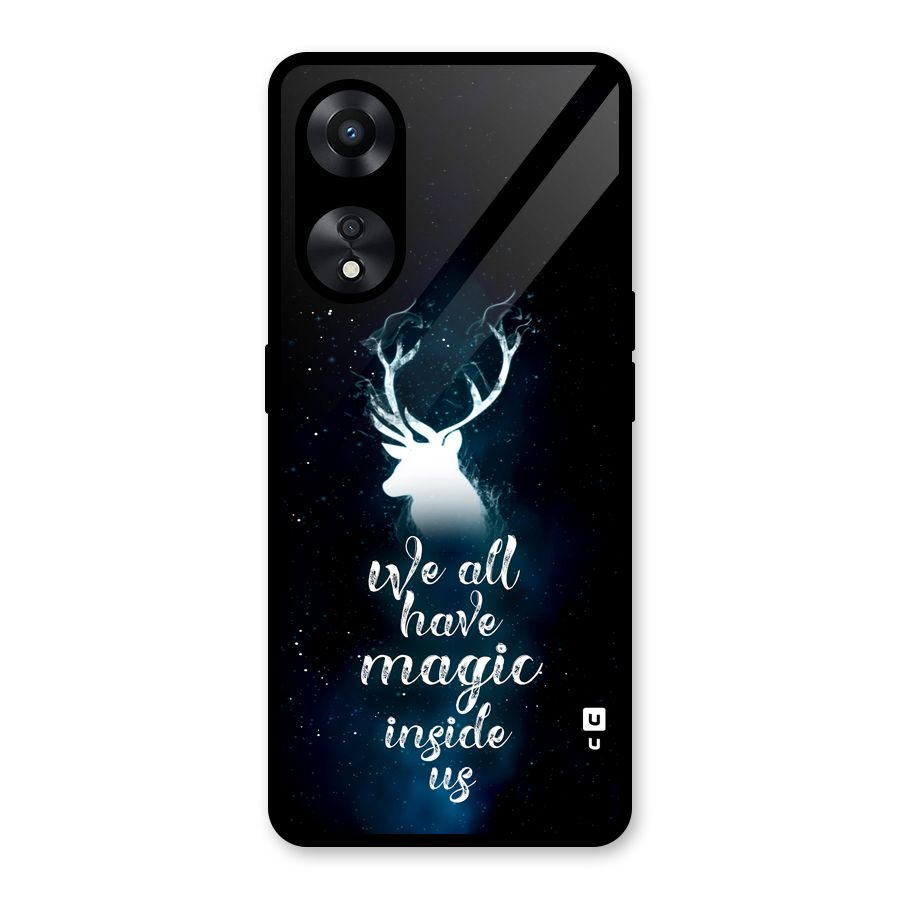 Magic Inside Glass Back Case for Oppo A78