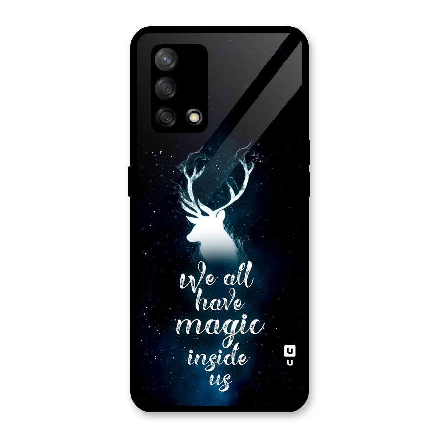 Magic Inside Glass Back Case for Oppo F19