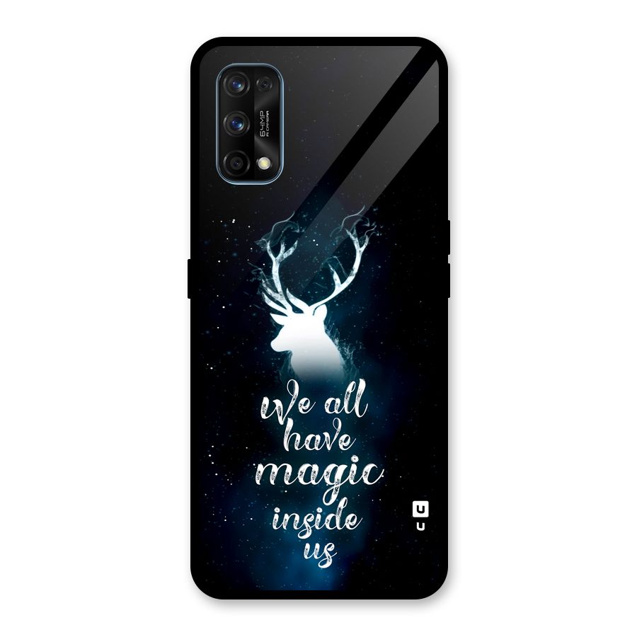 Magic Inside Glass Back Case for Realme 7 Pro