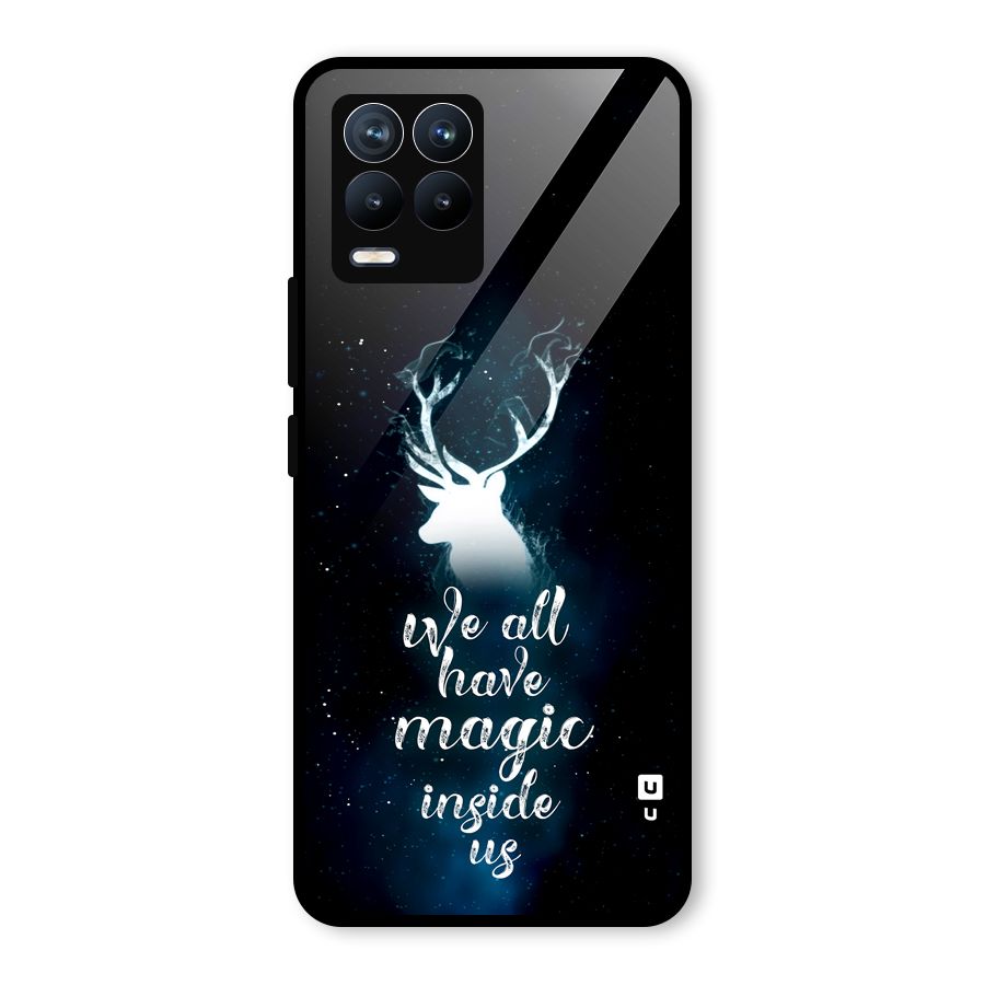 Magic Inside Glass Back Case for Realme 8