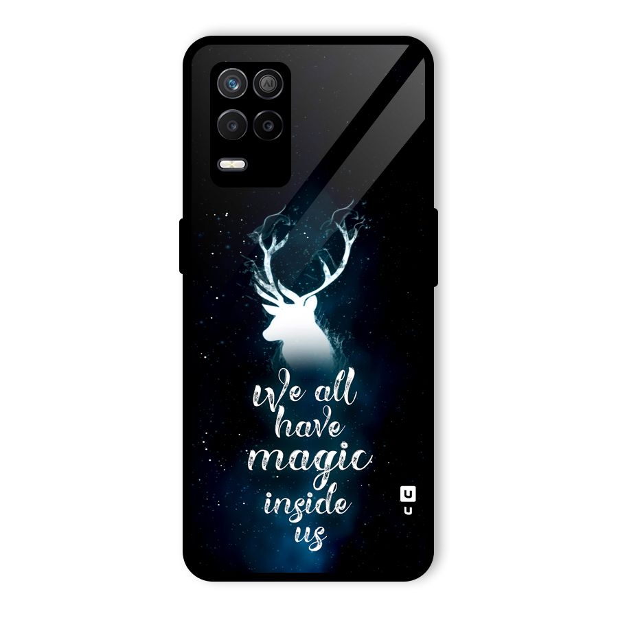 Magic Inside Glass Back Case for Realme 8 5G