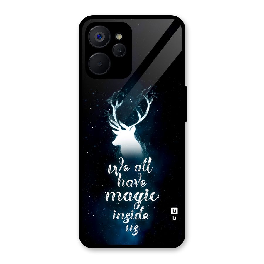 Magic Inside Glass Back Case for Realme 9i 5G