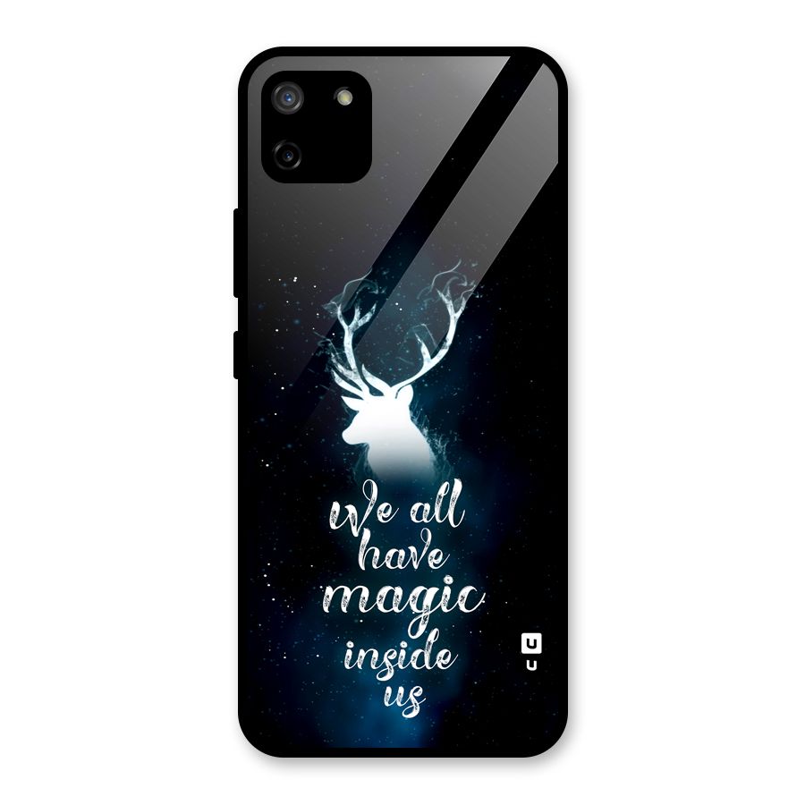 Magic Inside Glass Back Case for Realme C11