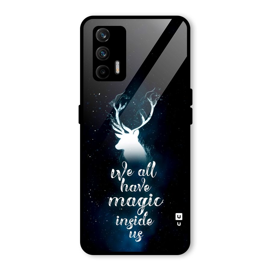 Magic Inside Glass Back Case for Realme GT 5G