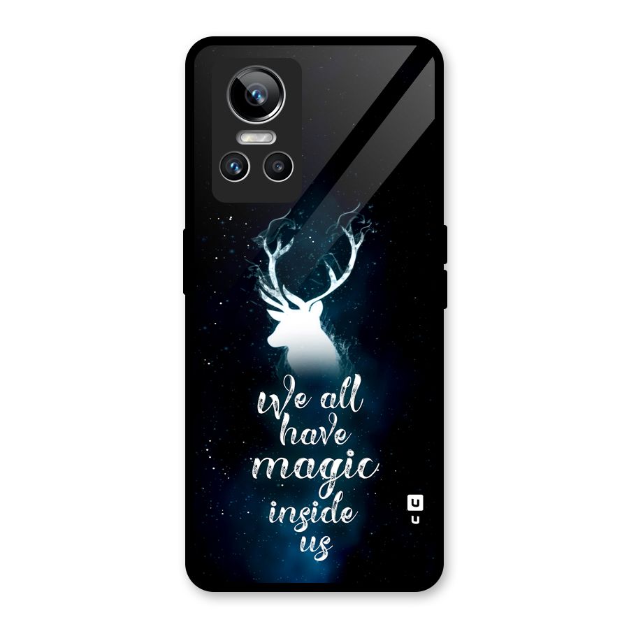 Magic Inside Glass Back Case for Realme GT Neo 3