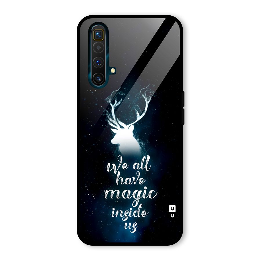 Magic Inside Glass Back Case for Realme X3