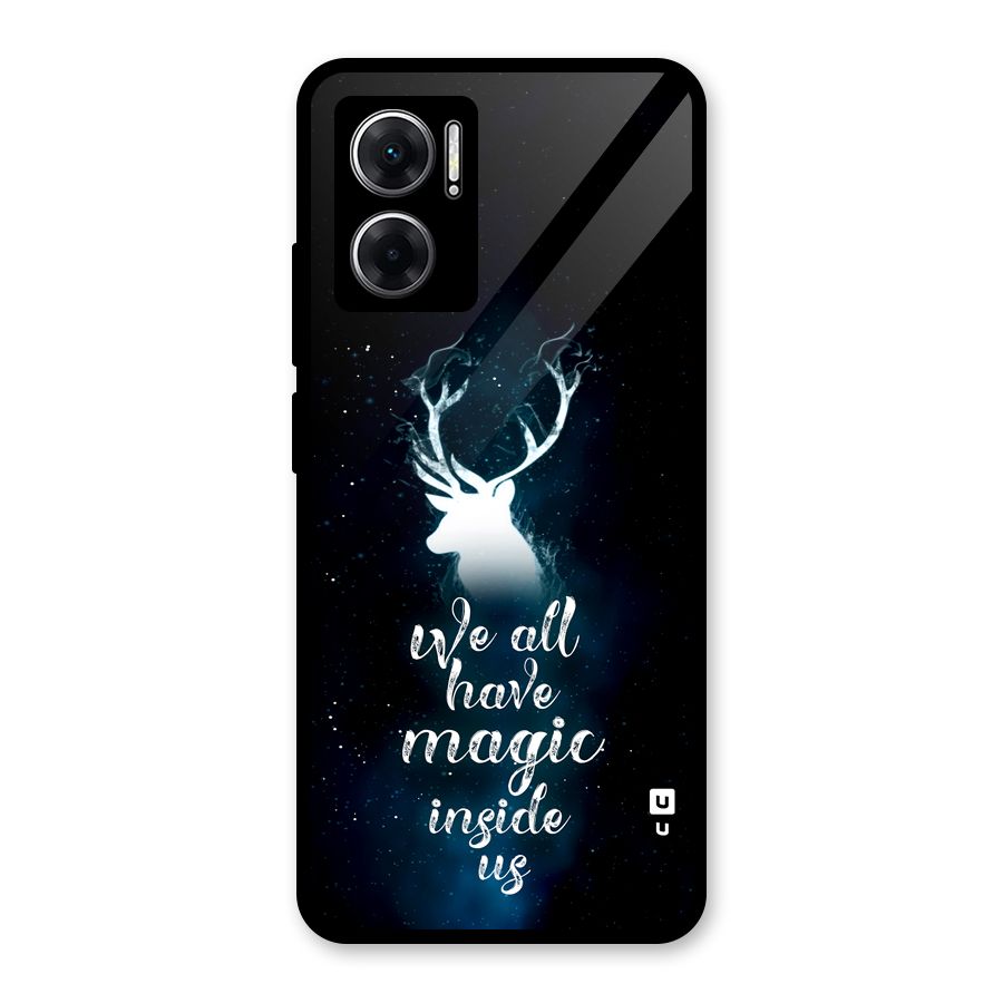 Magic Inside Glass Back Case for Redmi 11 Prime 5G