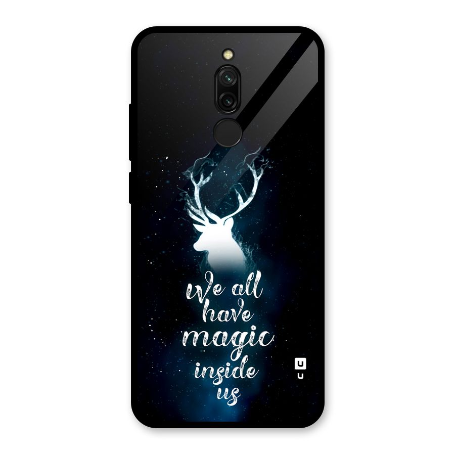 Magic Inside Glass Back Case for Redmi 8