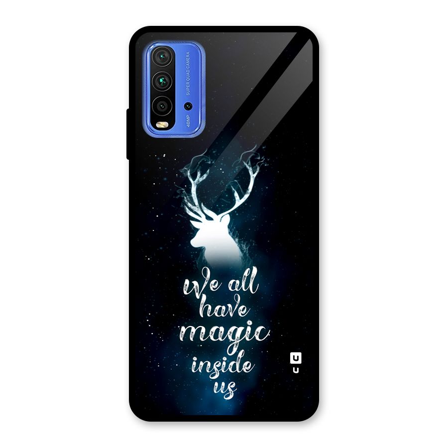 Magic Inside Glass Back Case for Redmi 9 Power