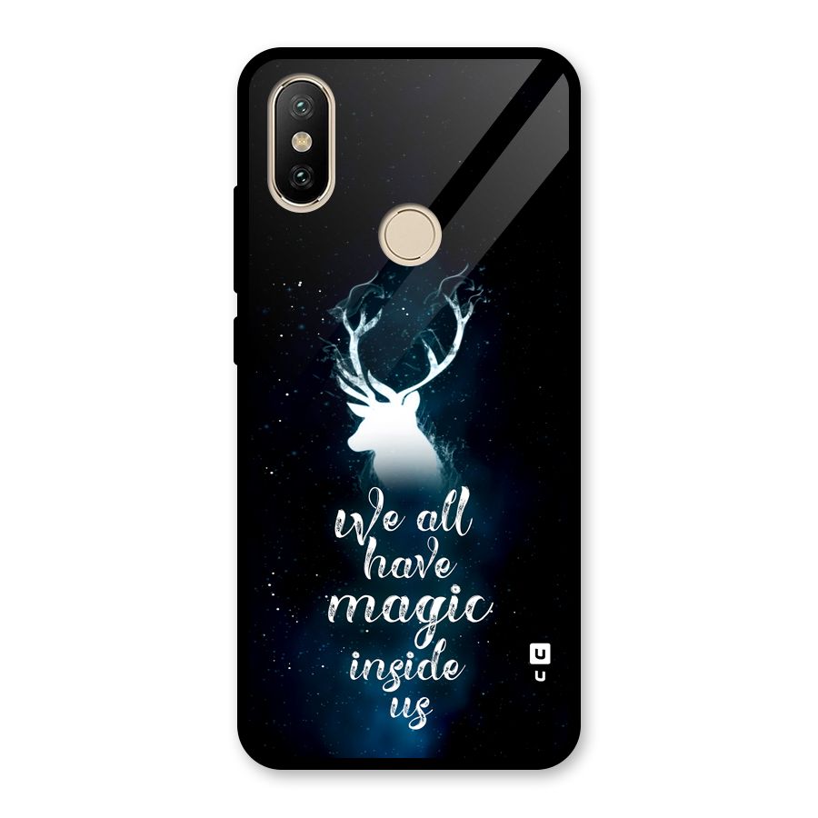 Magic Inside Glass Back Case for Redmi A2