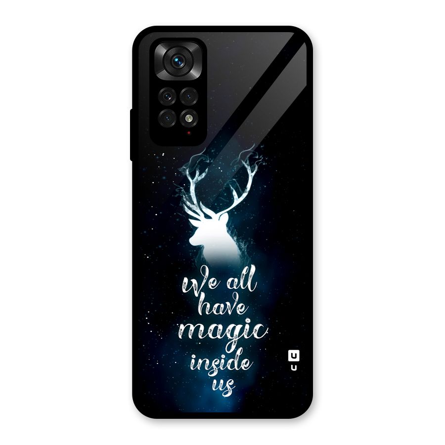 Magic Inside Glass Back Case for Redmi Note 11S