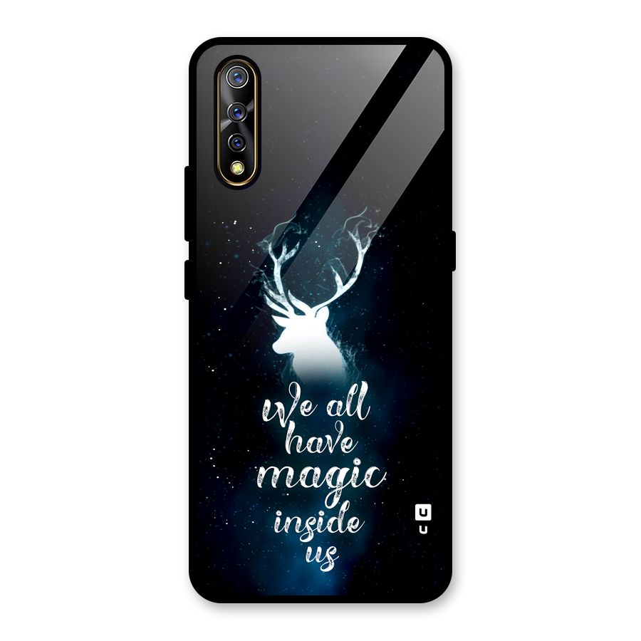 Magic Inside Glass Back Case for Vivo S1