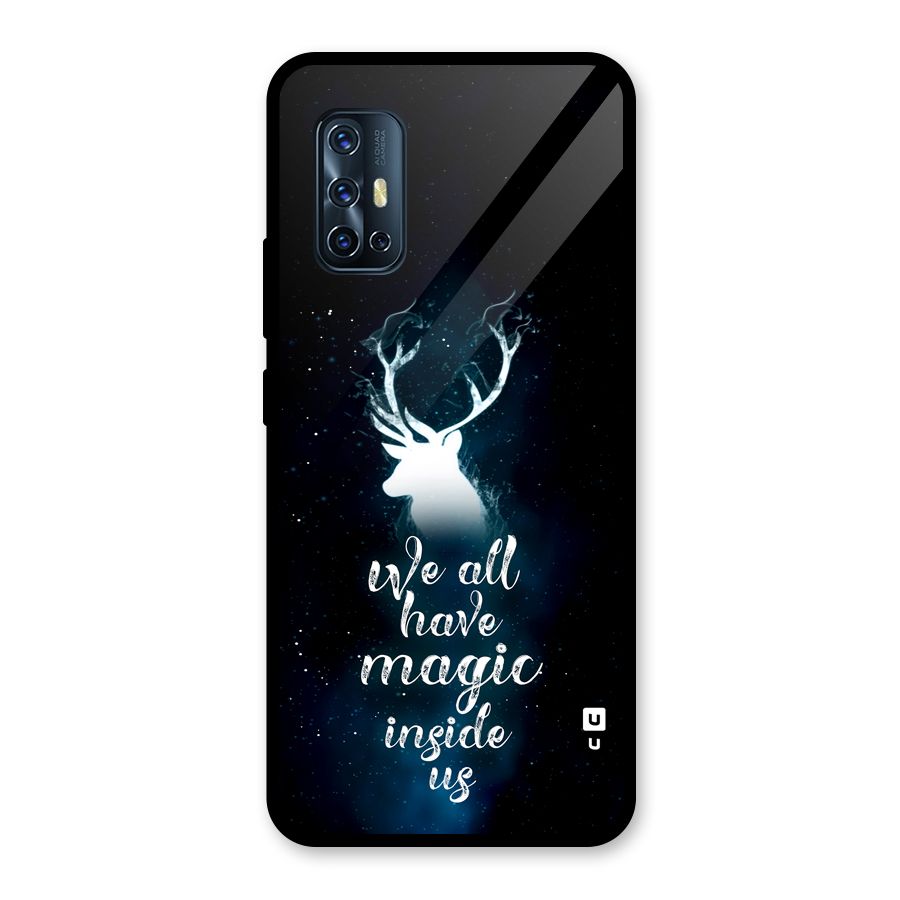Magic Inside Glass Back Case for Vivo V17