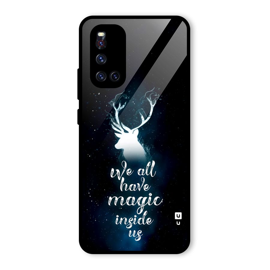 Magic Inside Glass Back Case for Vivo V19