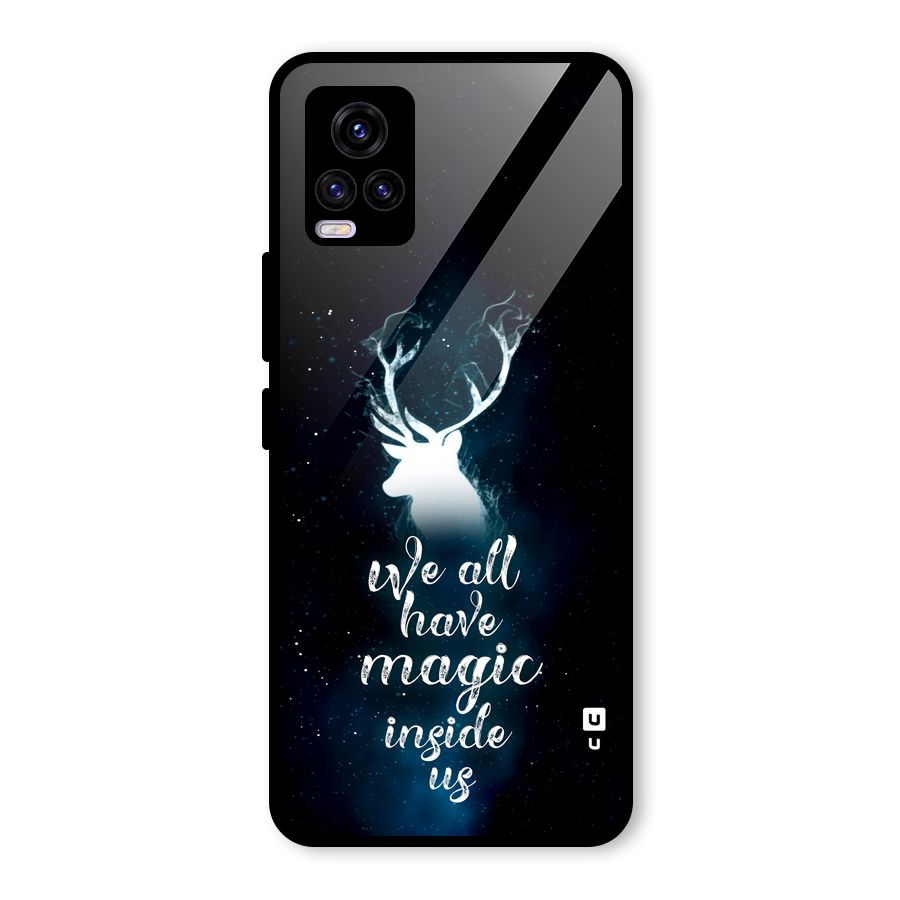 Magic Inside Glass Back Case for Vivo V20 2021