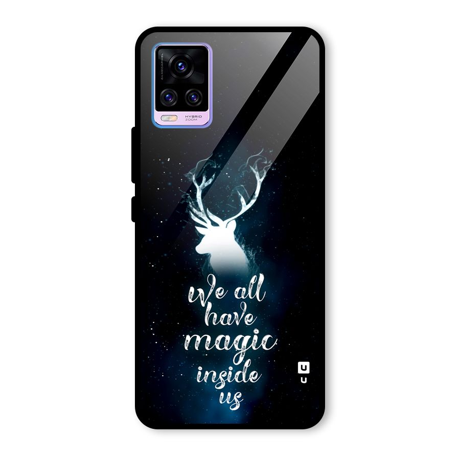 Magic Inside Glass Back Case for Vivo V20 Pro