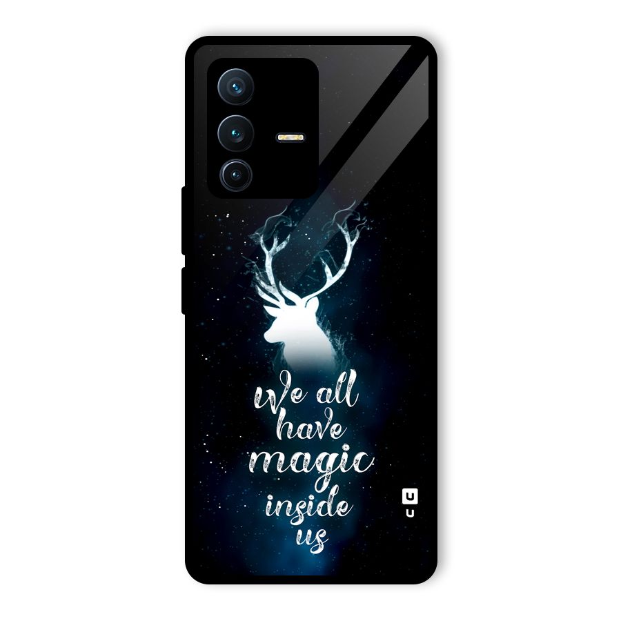 Magic Inside Glass Back Case for Vivo V23 Pro