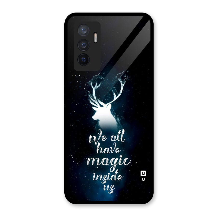 Magic Inside Glass Back Case for Vivo V23e