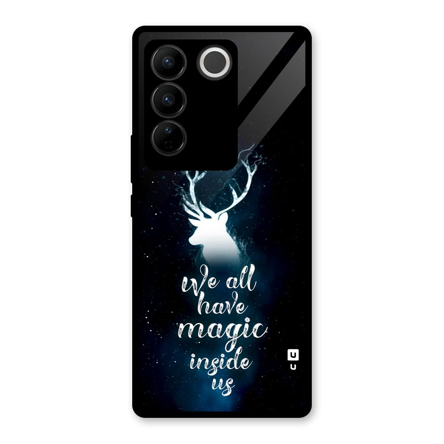 Magic Inside Glass Back Case for Vivo V27