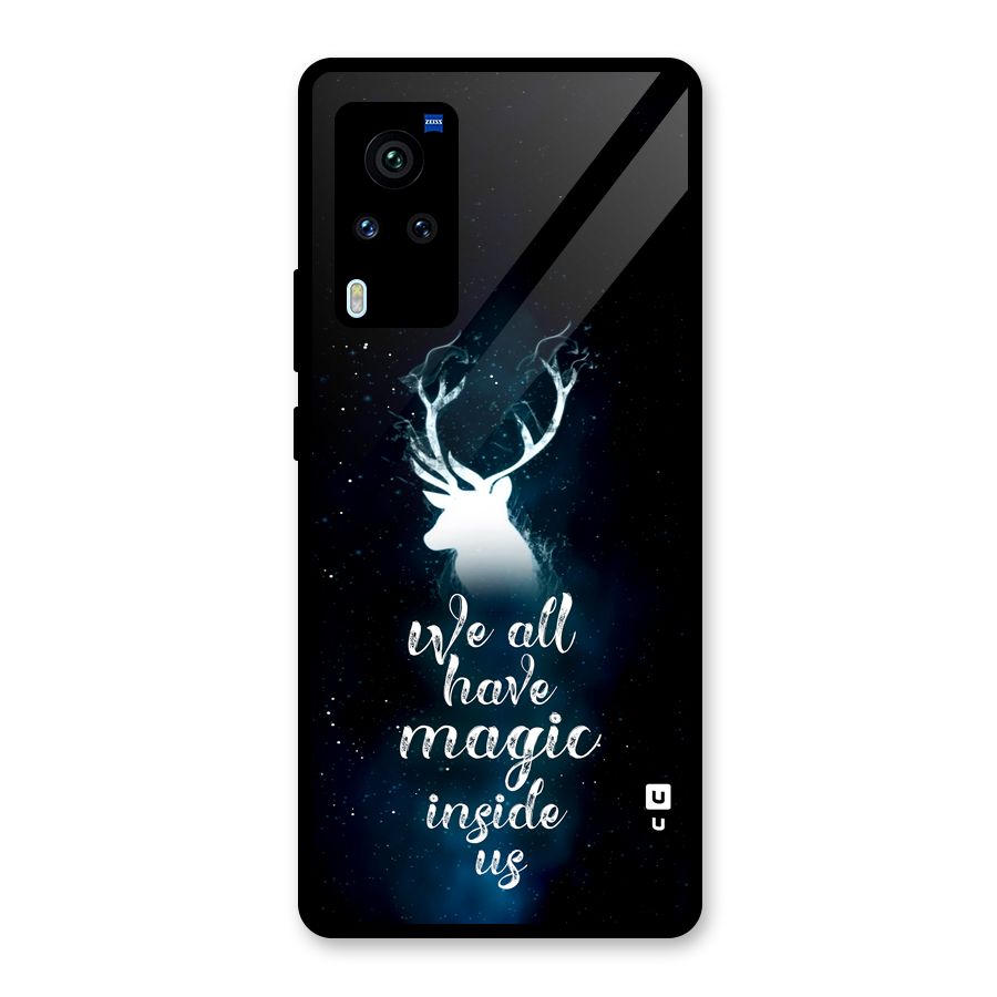 Magic Inside Glass Back Case for Vivo X60 Pro
