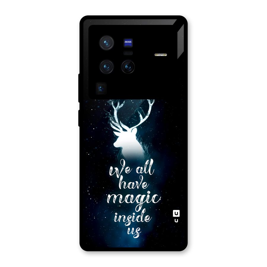 Magic Inside Glass Back Case for Vivo X80 Pro