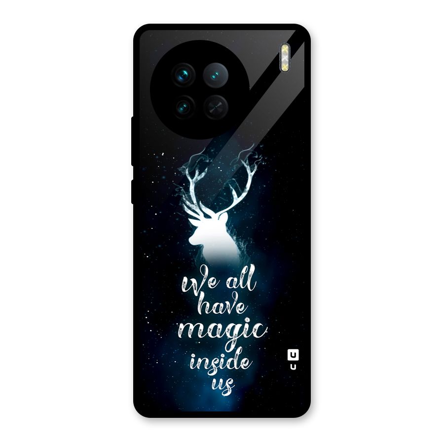 Magic Inside Glass Back Case for Vivo X90