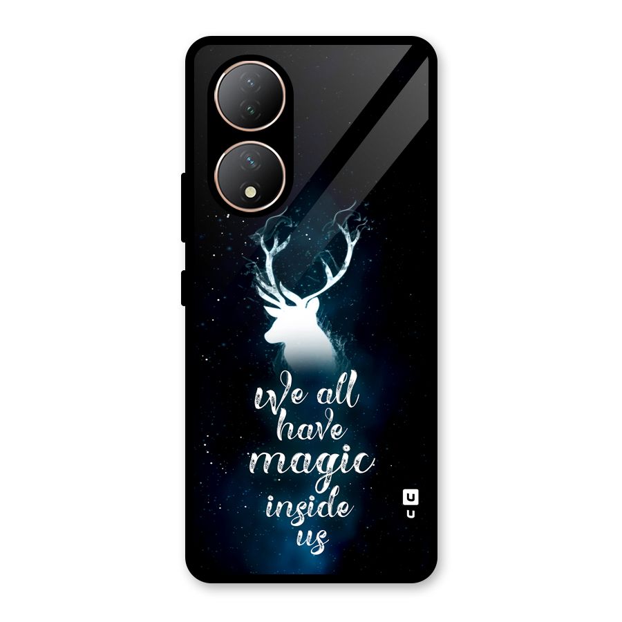 Magic Inside Glass Back Case for Vivo Y100