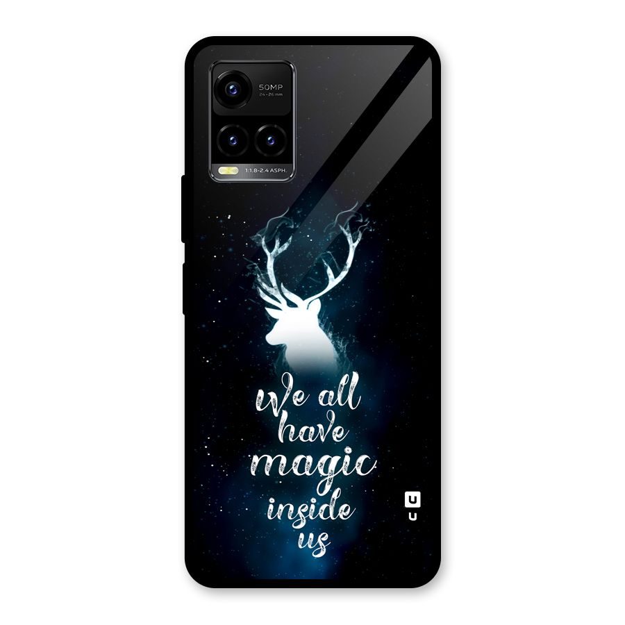 Magic Inside Glass Back Case for Vivo Y21T