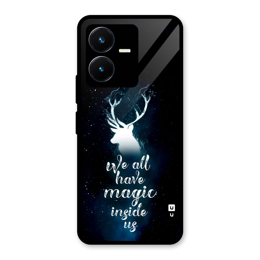 Magic Inside Glass Back Case for Vivo Y22