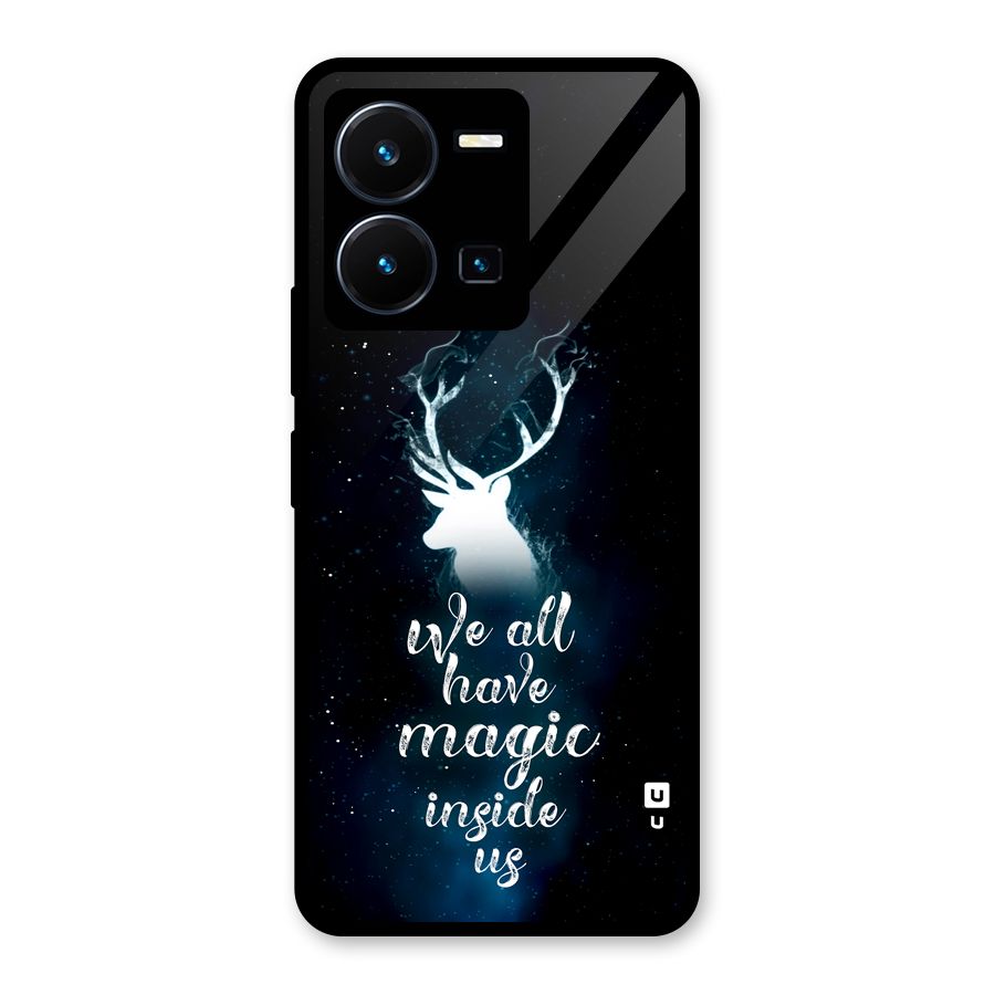 Magic Inside Glass Back Case for Vivo Y35