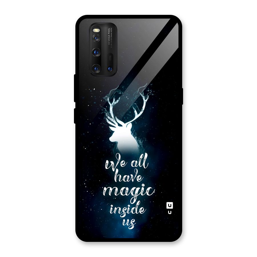 Magic Inside Glass Back Case for Vivo iQOO 3