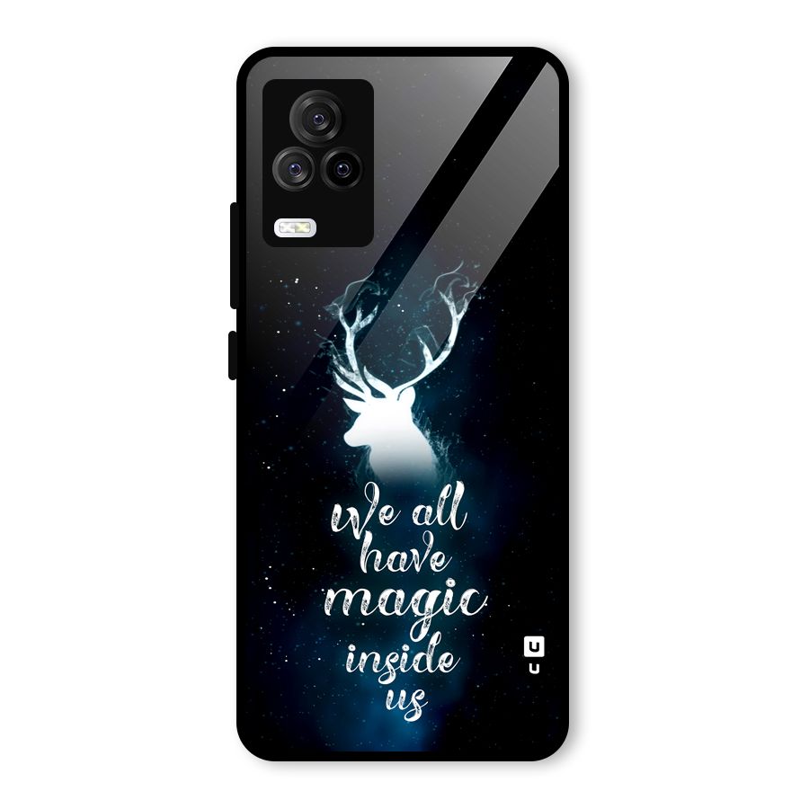 Magic Inside Glass Back Case for Vivo iQOO 7 Legend 5G