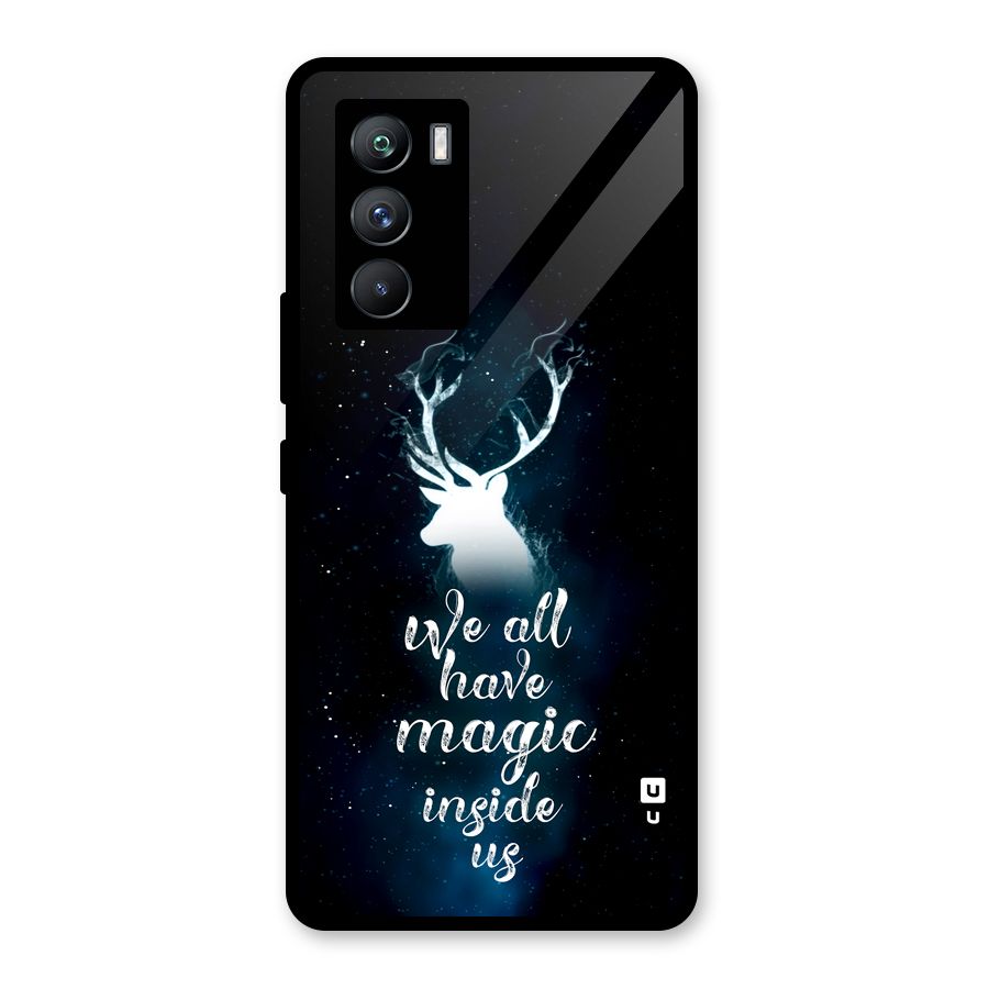 Magic Inside Glass Back Case for Vivo iQOO 9 SE