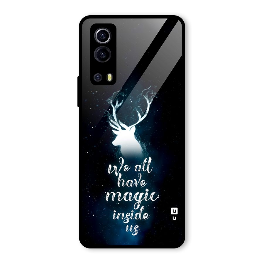 Magic Inside Glass Back Case for Vivo iQOO Z3