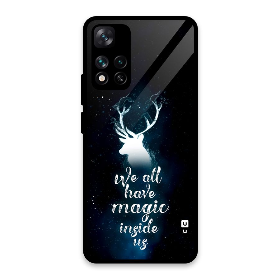 Magic Inside Glass Back Case for Xiaomi 11i 5G