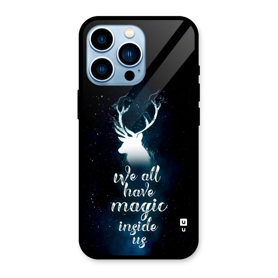 Magic Inside Glass Back Case for iPhone 13 Pro