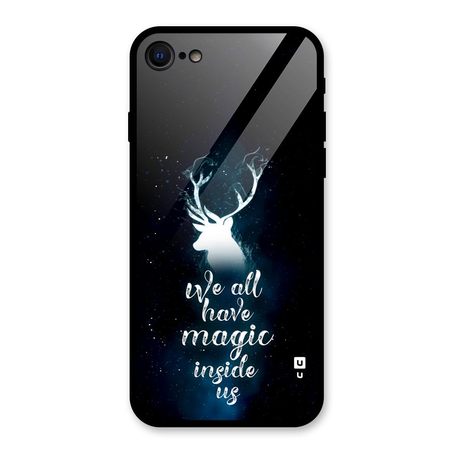 Magic Inside Glass Back Case for iPhone 7